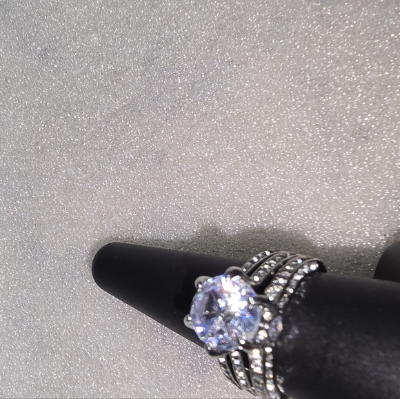 Jewelry - LARGE DIAMOND SIMULANT RING